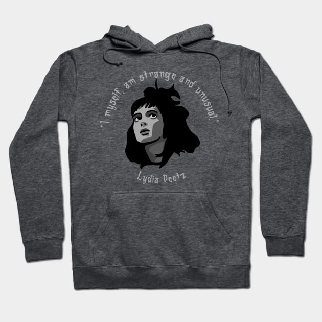 Lydia Deetz - Strange and Unusual Hoodie by Slightly Unhinged